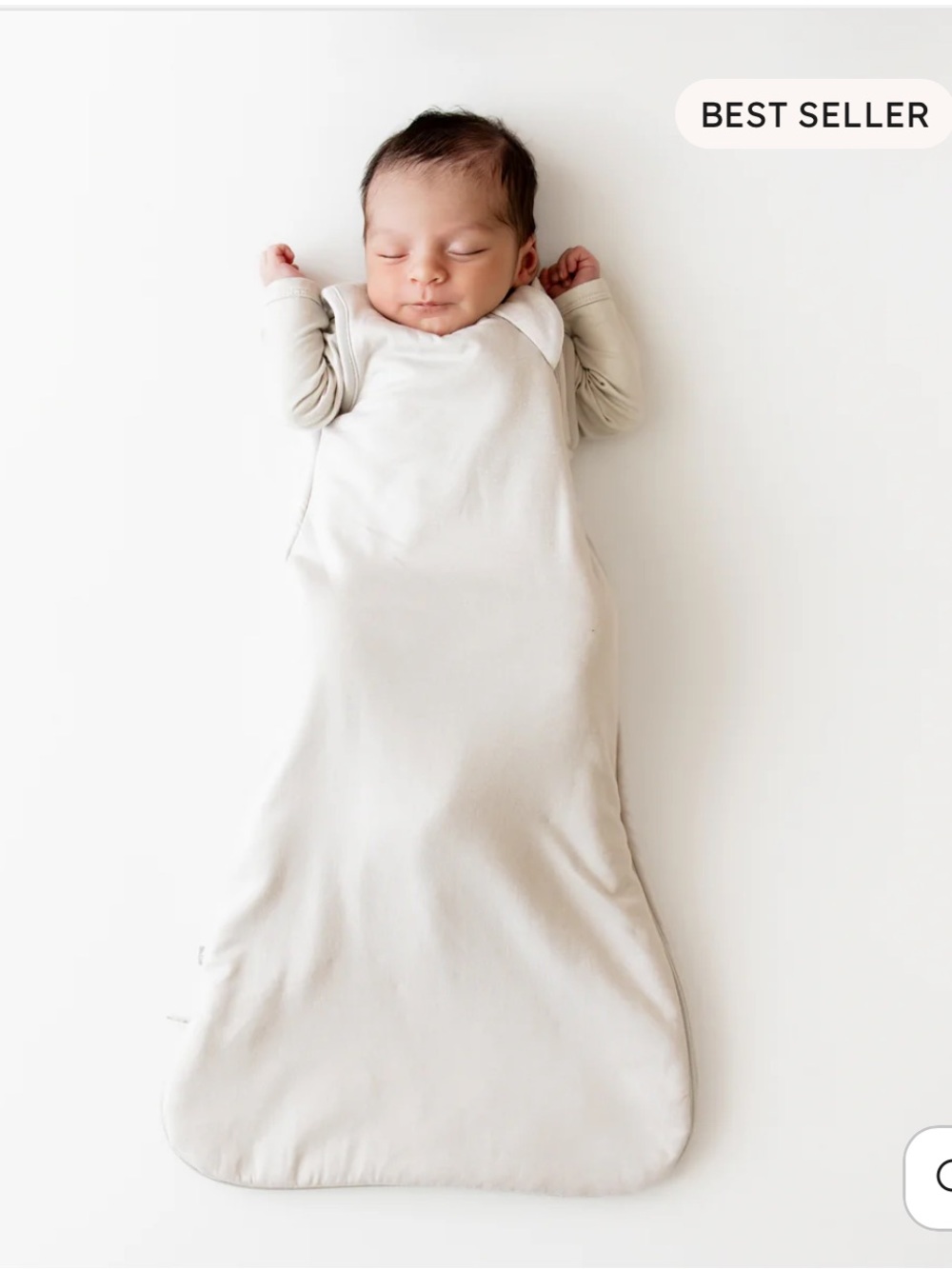 KYTE Baby Sleep Bag 1.0 TOG - Oat - Small